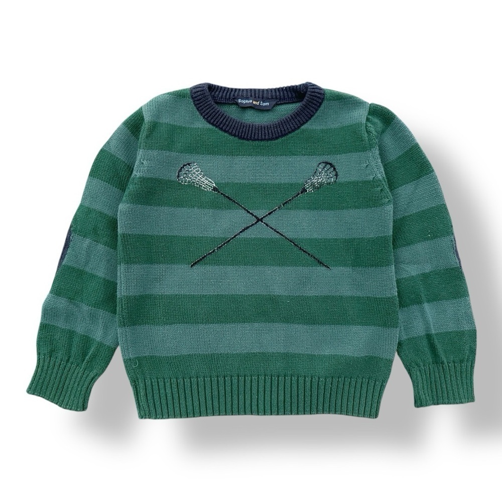 Sophie & Sam | Lacrosse Crewneck Sweater (2T) 🥍